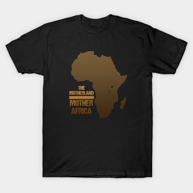 Motherland Mother Africa Afrocentric T-Shirt by hybridgothica